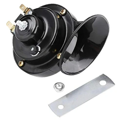 Abbildung von Motorrad Schneckenhorn, Universal 12V Laut Horn 110dB 510HZ Schnecke Wasserdichte Auto Hupe Laute Lufthupe für Fahrzeug Lkw