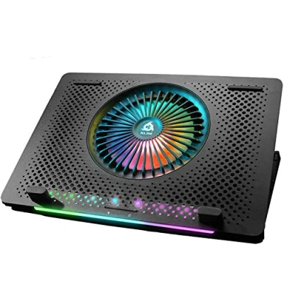 Abbildung von KLIM Orb + Laptop RGB Kühler 11 bis 15.6 Zoll Gaming Kühlung USB Lüfter mit Metallgitter Stabil Mac und PS4 kompatibel Neuheit