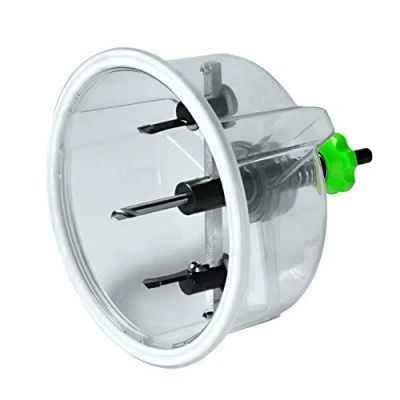 Abbildung von TECTOOL Kreisschneider BHC verstellbar für Kreisschnitte, 40 125 mm im Koffer, 72125