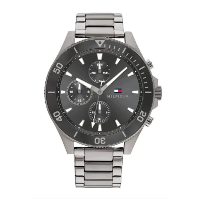 Abbildung von Tommy Hilfiger Chronograph, Herren, Größe: One Size, Grey