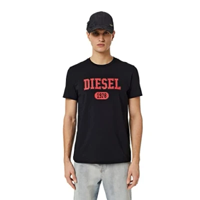 Abbildung von Diesel Rundhalsshirt Slim Fit Logo Shirt T DIEGOR HS1 9XX