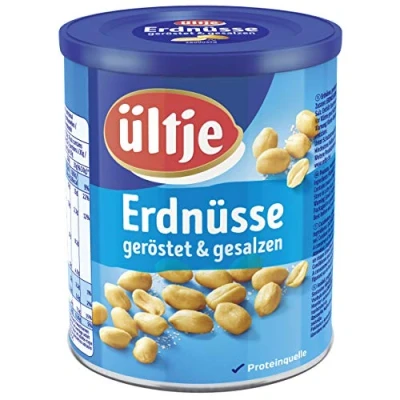 Abbildung von ültje Erdnüsse, geröstet &amp; gesalzen, Dose, 450g