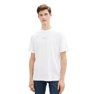 Abbildung von TOM Tailor Denim Tshirt basic, Herren, Größe: XS, White