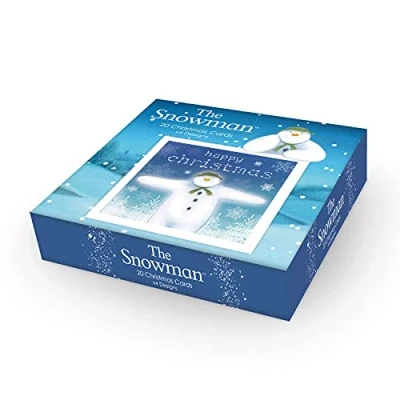 Abbildung von Danilo Promotions SMXB2 Offizielle Weihnachtskarten, Motiv: Schneemann und der Schneemann, 20 Karten, 4 Designs