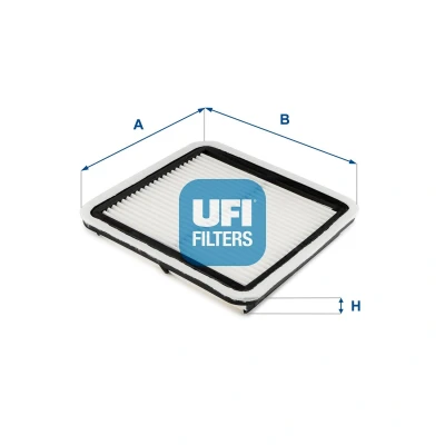 Abbildung von UFI 30.615.00 Luftfilter 35 224 222 Filtereinsatz SUBARU: Forester IV, Impreza II Kombi, III