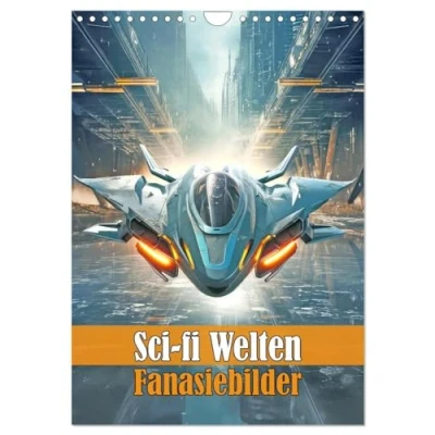 Abbildung von Sci fi Welten Fantasiebilder (Wandkalender 2025 DIN A4 hoch), CALVENDO Monatskalender