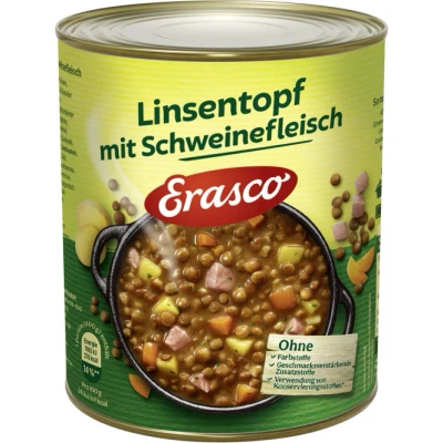 Abbildung von Erasco Linsentopf mit Schweinefleisch 800G