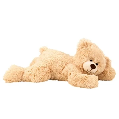 Abbildung von Geschenkestadl Plüschfigur Kuscheltier Liegender Teddybär 60 cm Kuscheliger Begleiter
