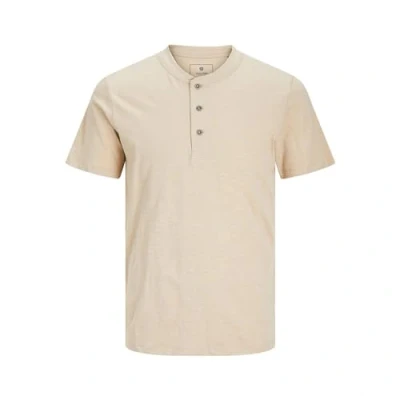 Abbildung von Jack &amp; Jones Premium Tshirt basic, Herren, Größe: Large, Sand
