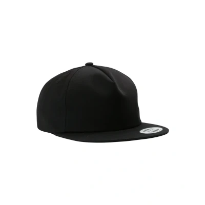 Abbildung von Flexfit Unstructured 5PANEL Snapback Cap, Größe: One Size, Black