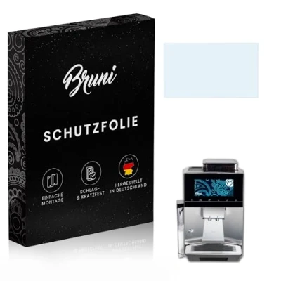 Abbildung von Bruni Schutzfolie kompatibel mit Siemens EQ.900 Folie, glasklare Displayschutzfolie (2X)