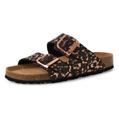 Abbildung von Tamaris Pantolette flach, Damen, Größe: 36, Black leopard Schuhe