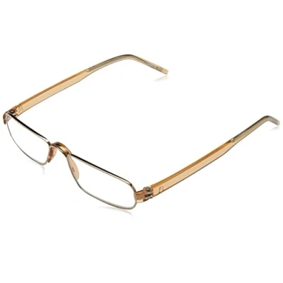 Abbildung von Rodenstock Unisex Lesebrille Proread R2180 Lesehilfe bei Weitsichtigkeit Brille mit leichtem Edelstahlgestell 1 5 2, Rose Gold, 1,0 EU