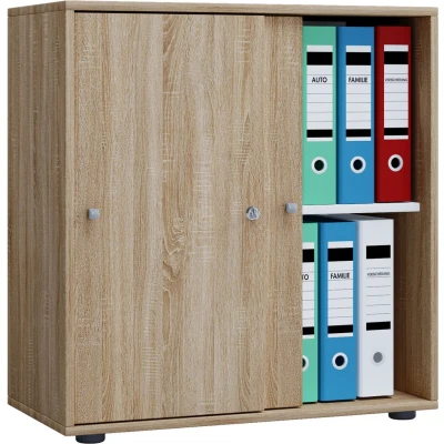 Abbildung von VCM Aktenschrank Büroschrank Schiebetüren Lona 2fach (1 St)
