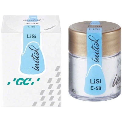 Abbildung von GC Initial LiSi Enamel E 58 20 g Pulver
