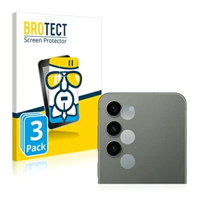 Abbildung von BROTECT Schutzglas für Samsung Galaxy S23 Plus (NUR Kameraschutz) (3 Stück) Schutzfolie Panzer Folie Glas [Extrem Kratzfest 9H, Anti Fingerprint,
