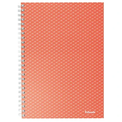 Abbildung von 4 x Esselte Collegeblock Colour&#039;Breeze A5 liniert 80 Blatt koralle