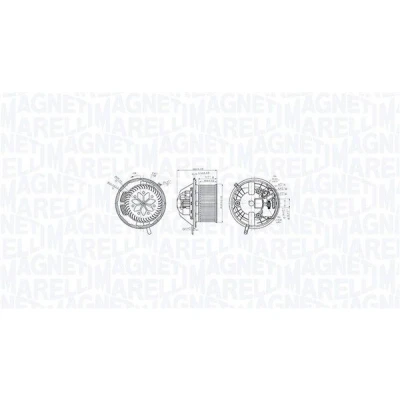 Abbildung von MAGNETI MARELLI 069412760010 Innenraumgebläse BMW: 3 Touring, Limousine, 1 Schrägheck