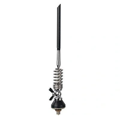 Abbildung von Albrecht Gamma 2 F Hochleistungs CB Antenne 950mm 100W 26.7 27.3 MHz Frequenz, Vertikale Polarisation, 50 Ohm Impedanz, Edelstahl, 6725