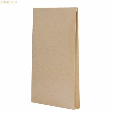 Abbildung von Soennecken Faltentasche 2071 B4 130g ohne Fenster haftklebend natronbr