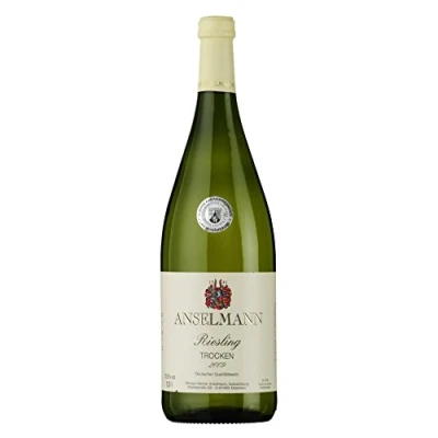 Abbildung von 6 x Riesling 1l tr. 2022 von Weingut Anselmann im Sparpaket (6x1,0l)), trockener Weisswein aus der Pfalz