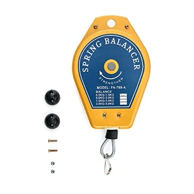 Abbildung von QWORK® Federzug, Spring Balancer, Tragkraft 0.5 kg 1.5 kg, zum Aufhängen Werkzeugen von Montageleine