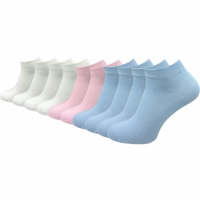 Abbildung von GAWILO Damen Sneaker Socken aus 100% reiner Baumwolle (6 Paar 10 Paar) kurze Füßlinge ohne drückende Naht über den Zehen (DE/NL/SE/PL, Numerisch, 39, 42, Regular, farbig 1