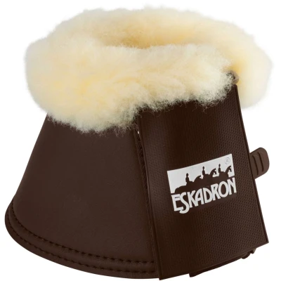 Abbildung von Eskadron Hufglocken Allround Lammfell Dunkelbraun XL
