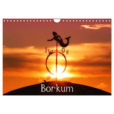 Abbildung von Borkum (Wandkalender 2025 DIN A4 quer), CALVENDO Monatskalender