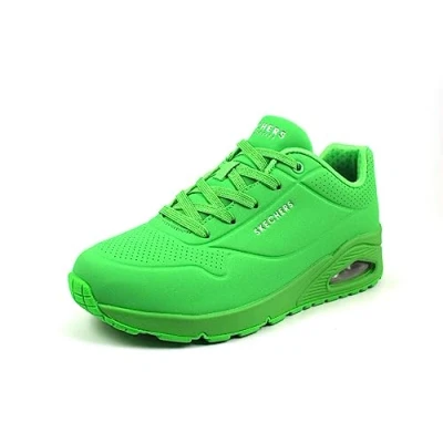 Abbildung von Skechers Sport UNO Sneaker low, Damen, Größe: 38, Green durabuck / mesh Schuhe