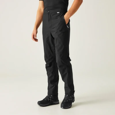 Abbildung von Regatta Men Highton Strch TRS Over Trousers, Black, Medium