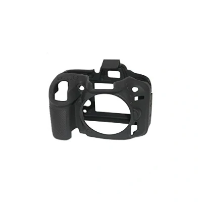 Abbildung von easyCover Silikon Kameratasche Schutz für Ihre Kamera Nikon D7100/D7200 Schwarz