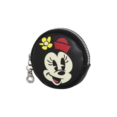 Abbildung von Minnie Maus Face Cookie Portemonnaie, Rosa, 8,7 x cm