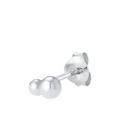 Abbildung von Elli Round GEO Design Ohrringe, Damen, Größe: One Size, Silber