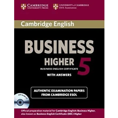 Abbildung von Cambridge English Business 5 Higher Self study Pack (Student&#039;s Book with Answers and Audio CD): Examination Papers (Cambridge English, 5, Band 5)