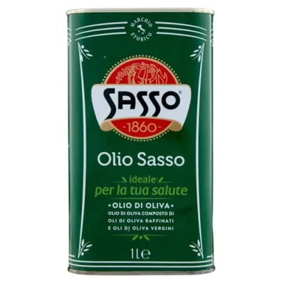 Abbildung von 6x Sasso Olio Extra vergine D&#039;oliva Natives Olive Olivenöl 1 Lt 100% Italienisch