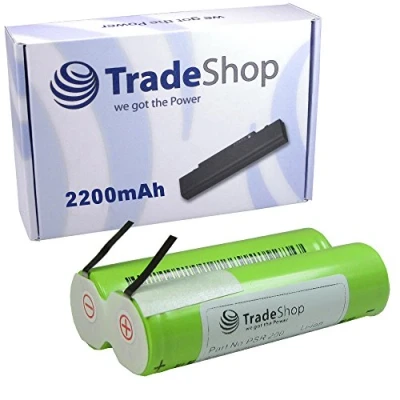 Abbildung von Trade Shop Li Ion Akku 7,2V/7,4V / 2200mAh kompatibel mit Black &amp; Decker PP360LN, PP360LN QW, Bosch CISO, ISO, IXO, XEO