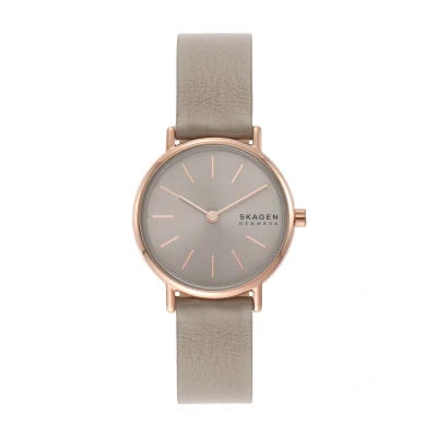 Abbildung von Skagen Signatur Lille Uhr Rose goldcoloured, Damen, Größe: One Size, gold coloured