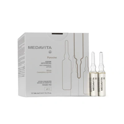 Abbildung von Medavita Ampullen Puroxine Anti Dandruff Lotion 12x6ml