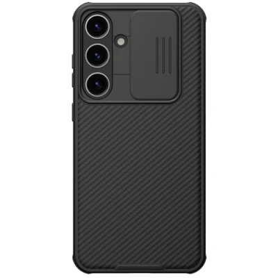 Abbildung von Nillkin Camshield Pro Schutzhülle für Samsung Galaxy S24 Plus (17,5 cm), magnetisch, funktioniert mit Magsafe Ladegerät, Kameraschieber, doppellagiger Schutz, TPU + PC