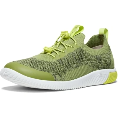 Abbildung von Keen KNX LACE Children Unisex Hikingschuh für Kinder, Größe: 25/26, Green Kunststoff/textil