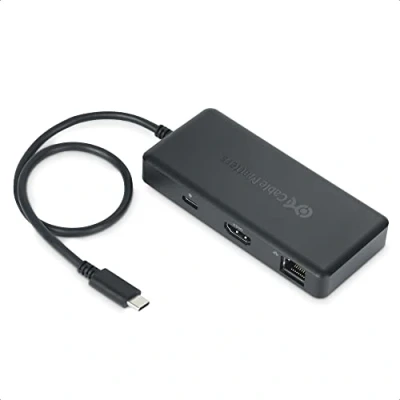 Abbildung von [Funktioniert mit Chromebook Certified] Cable Matters 4K@60Hz USB C Hub HDMI, Multiport Adapter 2X 3.0, Gigabit Ethernet, und 86W PD
