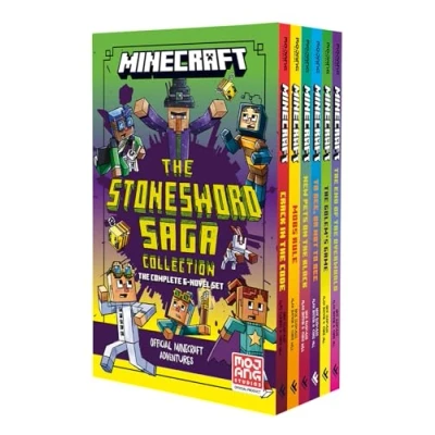 Abbildung von Minecraft Complete 6 Book Stonesword Saga: Full boxset of the best selling official gaming fiction series, new for 2024 perfect getting kids aged 7, 8, 9 &amp; 10 into reading!