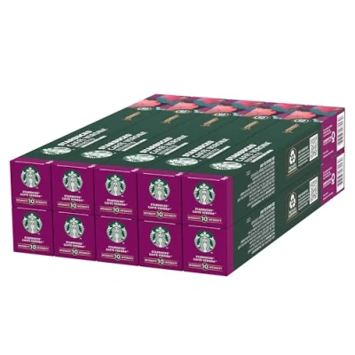 Abbildung von STARBUCKS Caffé Verona by Nespresso, Dunkle Röstung, Kaffeekapseln 10 x (100 Kapseln)