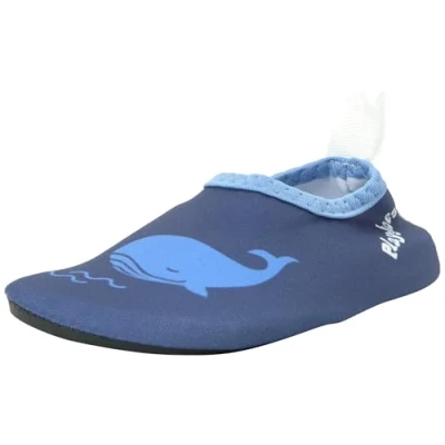 Abbildung von Playshoes Barfuß Schuhe Unisex Kinder Wassersportschuh, Wal, 18/19 EU