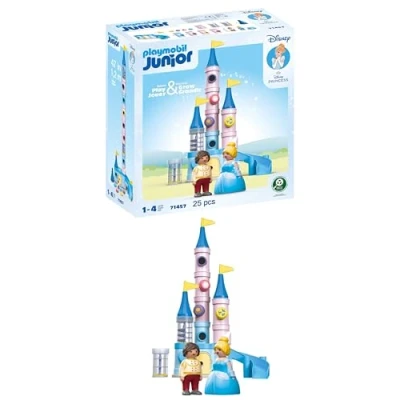 Abbildung von Playmobil® Konstruktions Spielset Cinderellas Schloss (71457), JUNIOR &amp; Disney, (25 St), Made in Europe