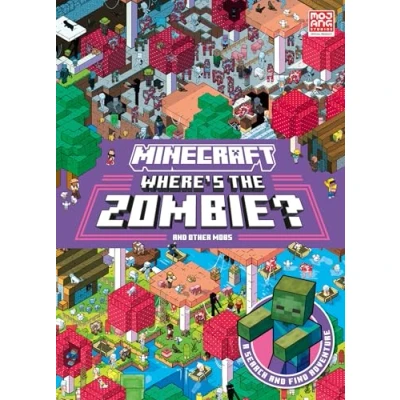 Abbildung von Minecraft Where’s the Zombie?: An official illustrated children’s search and find book, perfect gift for kids aged 6, 7, 8, 9 10, brand new 2024
