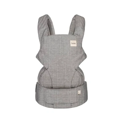 Abbildung von Tula Linen Explore Leinen Babytrage für Neugeborene ab Geburt, 3 in 1 Baby Tragetasche Bauchtrage Rückentrage Ergonomisch, Ash