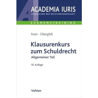 Abbildung von Klausurenkurs zum Schuldrecht Allgemeiner Teil (Academia Iuris Examenstraining)