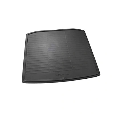 Abbildung von Skoda 5E7061163A Kofferraumwendematte, mit Octavia Schriftzug, nur Combi, für variablen/doppelten Ladeboden, Nicht Hybrid, Schwarz